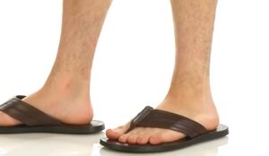 To Boot Men's Brown Leather Thong Sandals Sz 11 By Adam Derrick